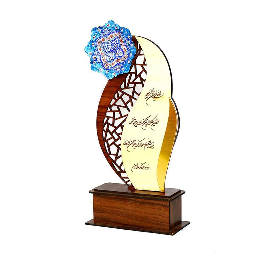 تندیس میناکار طلاکوب وان یکاد
