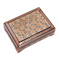 جعبه جواهراتی خاتم کاری