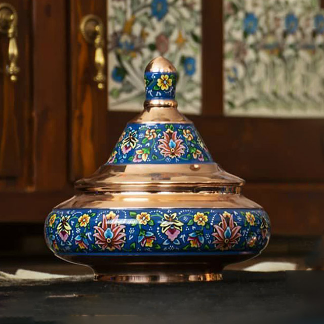 بشقاب پرنده مس و پرداز - تصویر 2