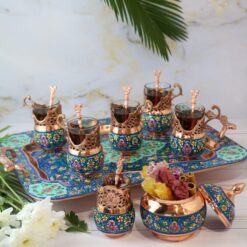 سرویس چای خوری مس و پرداز