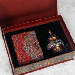 پک هدیه ترمه و مس مدل یاقوت