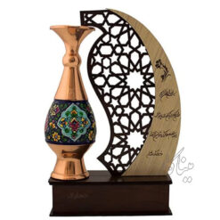 تندیس مسی 20 سانتی مدل مهر و ماه