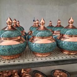 قندان فیروزه کوبی سایز۱۸