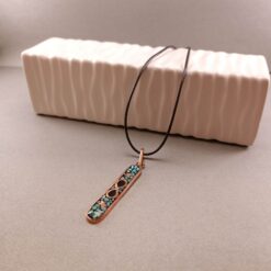 گردنبند مس و فیروزه کوبی بی نهایت