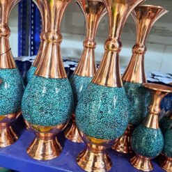 گلدان فیروزه کوبی ۳۰سانت