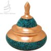 شکلات خوری فیروزه کوب 18 سانتی مدل بشقاب پرنده
