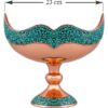 کشکول فیروزه کوبی کد F105 ارتفاع 20cm