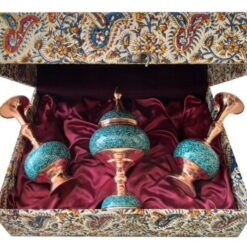 ست هدیه صنایع دستی فیروزه کوبی