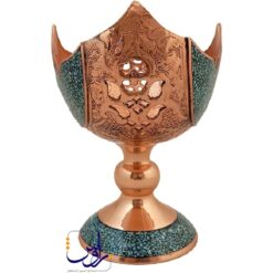 کشکول تاجی قلم خورده میانه فیروزه کوب