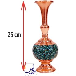 گلدان گیلاسی بیشین فیروزه کوب