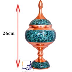 پک هدیه شکلات خوری 26 فیروزه کوبی با هاردباکس