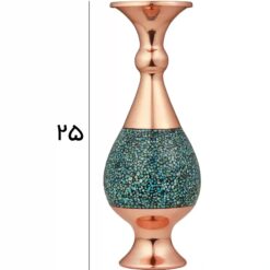گلدان صراحی 25 فیروزه