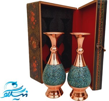 ست گلدان 20 سانتی فیروزه کوبی