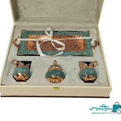 ست هدیه چایی خوری دونفره فیروزه کوب