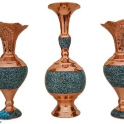 پک هدیه سنبلدان و گلدان فیروزه کوبی
