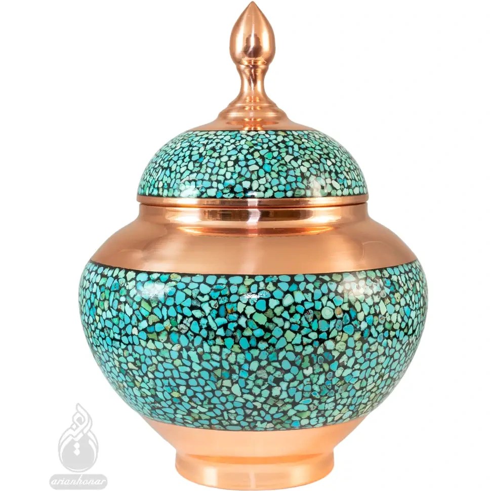 قندان سیبی کوچک فیروزه کوبی حامد کریمی