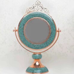 آینه فیروزه کوبی مدل تاج دار