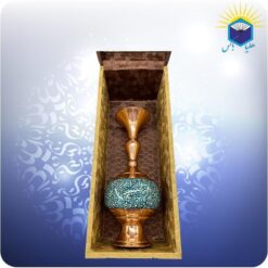 گیلاسی مس و فیروزه کوب 20 سانت با جعبه ام دی اف گالینگور(کد 60113)