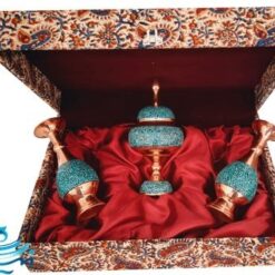 باکس هدیه مس و فیروزه کوبی