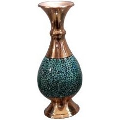 گلدان فیروزه کوبی سایز 16سانتی