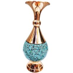 گلدان صراحی فیروزه