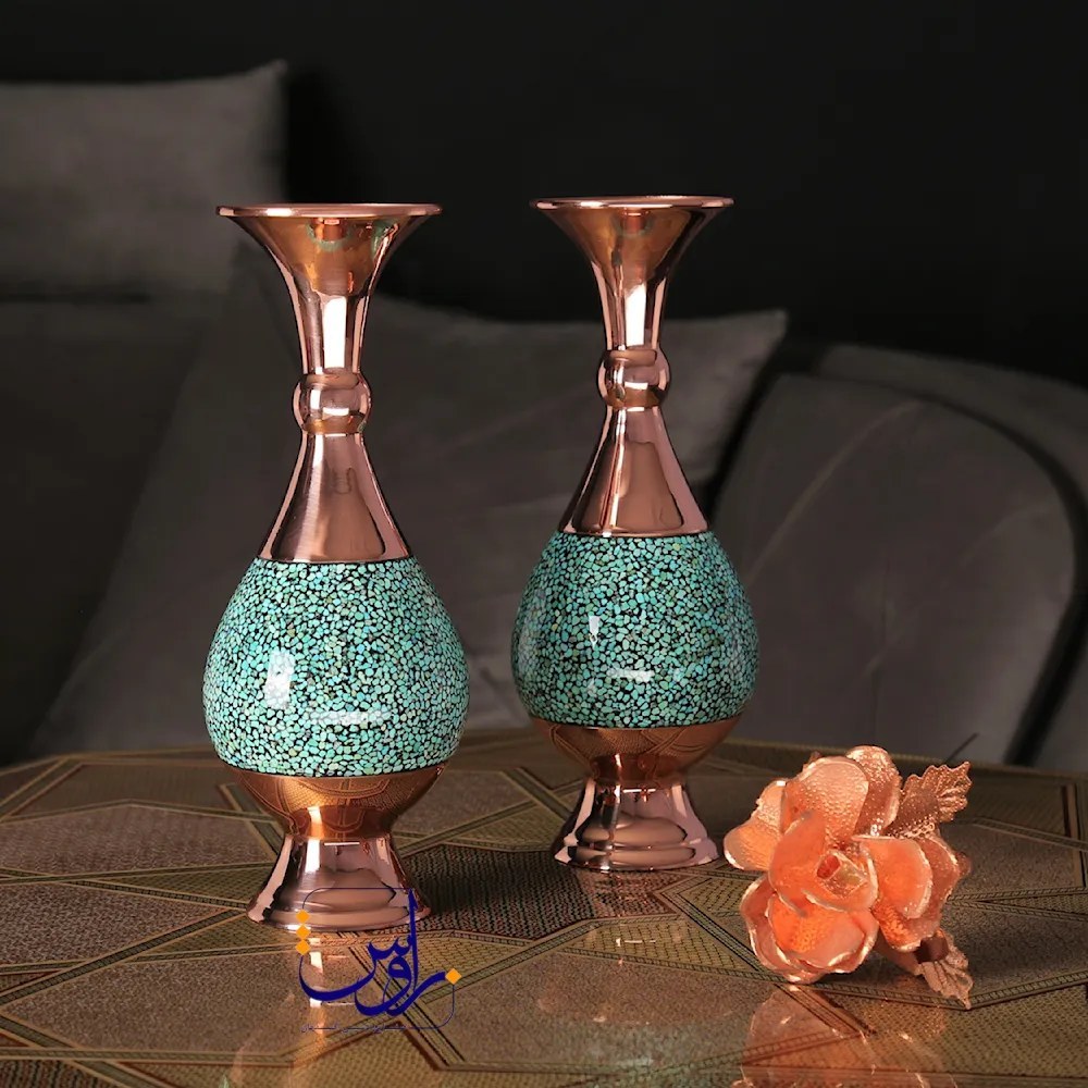 گلدان صراحی ارشد فیروزه کوب