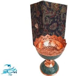 آجیل خوری 13 سانتی فیروزه کوبی با جعبه ترمه
