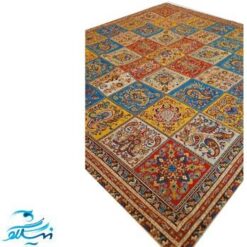 پک گلدان 25 سانتی فیروزه‌کوبی و ترمه
