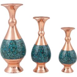 گلدان صراحی فیروزه کوبی کد 09