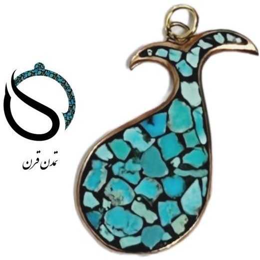 پلاک فیروزه کوب نهنگ سایز 2