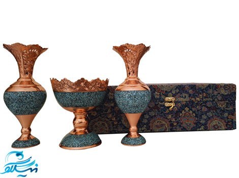 ست سنبلدان 20 و آجیل خوری 13 سانتی فیروزه کوبی