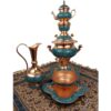 سماور فیروزه کوبی مدل لوکس