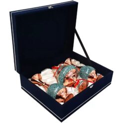 ست مسی تزیینی دکوراتیو فیروزه کوبی