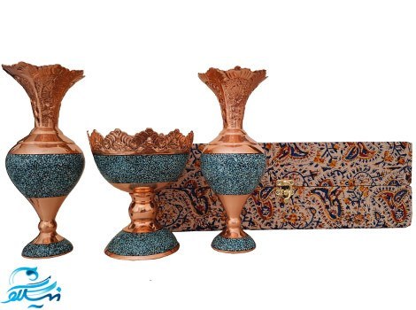 ست سنبلدان 20 و آجیل خوری 13 سانتی فیروزه کوبی