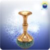 شلغمی مس و فیروزه کوب 13 سانت