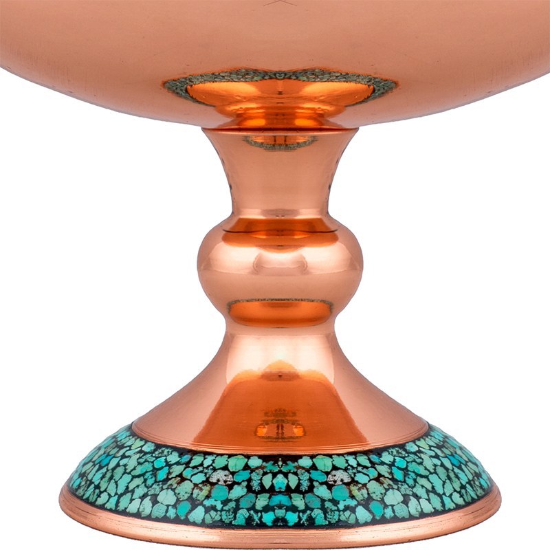 کشکول فیروزه کوبی کد F105 ارتفاع 20cm