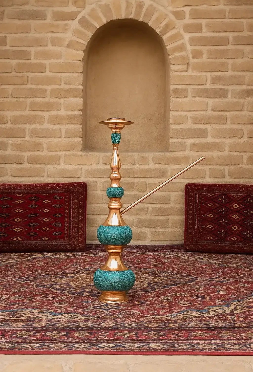 خرید قلیان فیروزه کوب | صنایع دستی هنر روح اصفهان