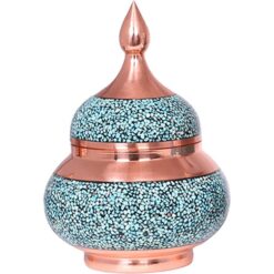 ست 4 تکه شکلات خوری و قندان فیروزه کوبی