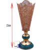 گلدان بیشین فیروزه کوب و ملیله کاری