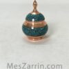 قندان مسی نقلی فیروزه کوبی