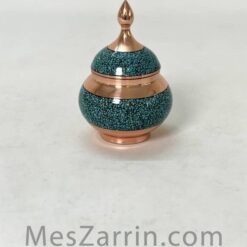 قندان مسی نقلی فیروزه کوبی