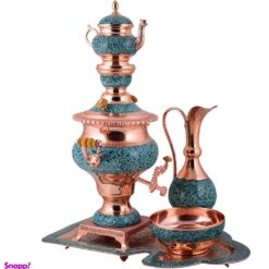 سرویس سماور فیروزه کوب آقاجانی
