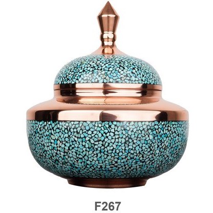 قندان فیروزه کوبی آقاجانی کد F267
