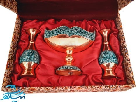 کادوی هدیه مس و فیروزه کوبی خاص