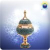 شکلات خوری مس و فیروزه کوب 20 سانت