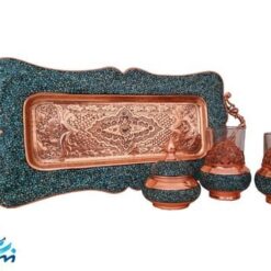 سرویس چای خوری دو نفره فیروزه کوبی