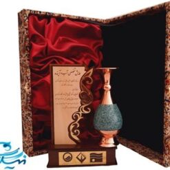 تندیس آماده با گلدان فیروزه کوبی