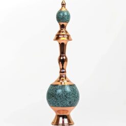 تنگ گیلاس شلغمی مس و فیروزه (ارتفاع 38س)