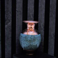 گلدان بلونی مس و فیروزه GB