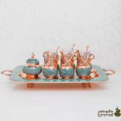 سرویس چای خوری فیروزه کوبی